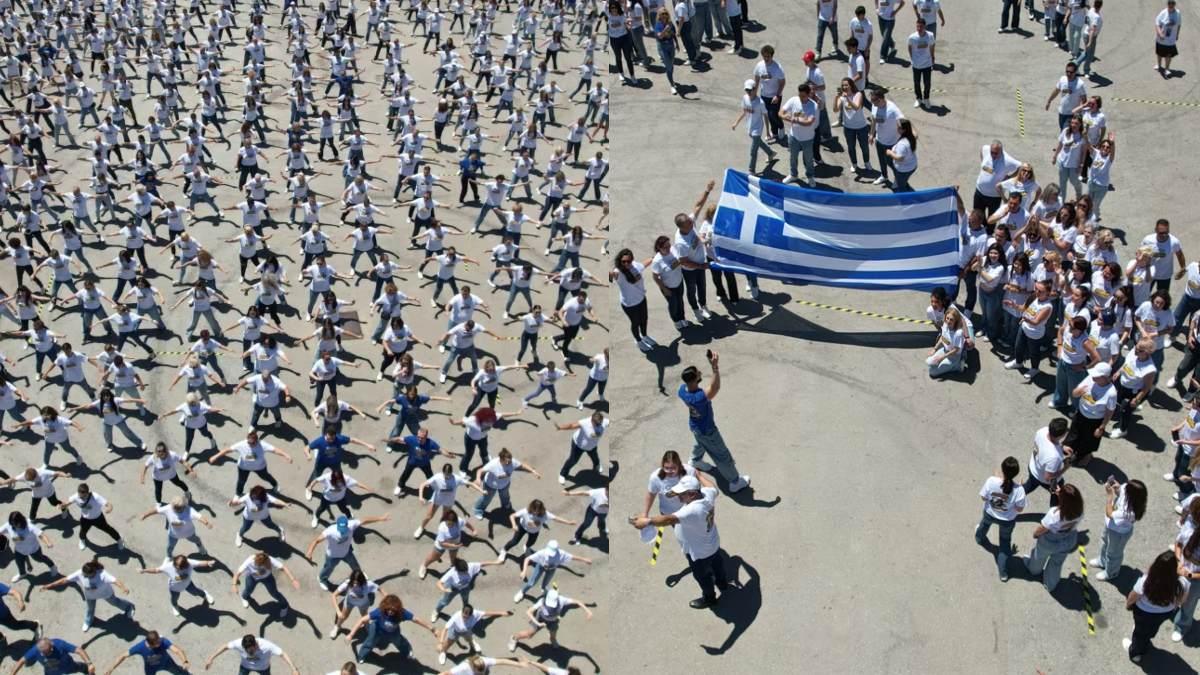 Υπέροχες στιγμές στην Θεσσαλονίκη: Στο ρεκόρ Γκίνες το ζεϊμπέκικο στην πλατεία Αριστοτέλους με 830 χορευτές – Δείτε βίντεο