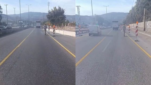 Απίθανο βίντεο με πατίνι στην εθνική οδό! 