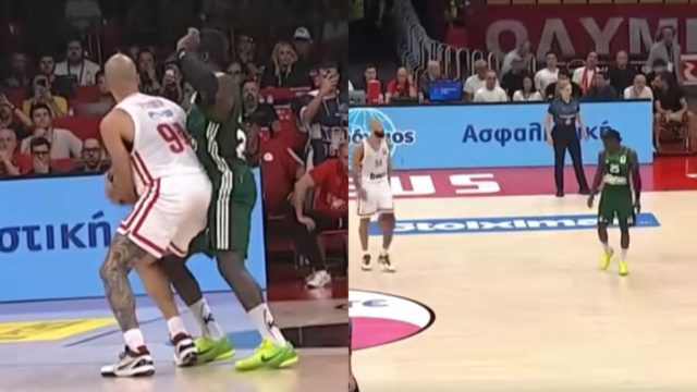 Το σφύριγμα του αιώνα στο χθεσινό παιχνίδι Ολυμπιακού Παναθηναϊκού από την κυρία Τσαρούχα