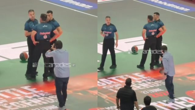 Η στιγμή της εισβολής του Γιαννακόπουλου μέσα στο γήπεδο την ώρα του παιχνιδιού! Όσα δεν έδειξαν οι κάμερες 