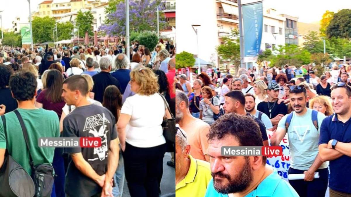 Καλαμάτα: Χιλιάδες άτομα στους δρόμους για τη δολοφονία της 39χρονης – Στον ανακριτή ο συζυγοκτόνος