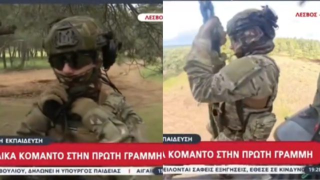 Η Ελληνίδα γυναίκα κομάντο στις ειδικές δυνάμεις σε σκληρή εκπαίδευση μιλάει στην τηλεόραση 