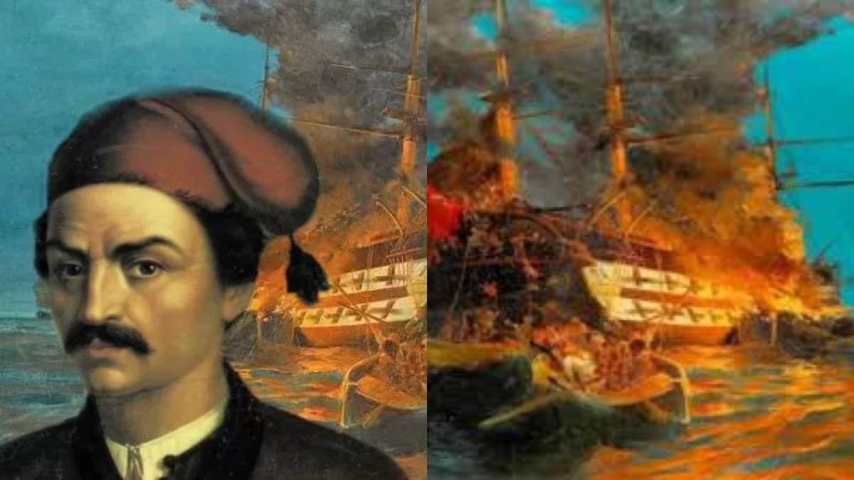 Σαν σήμερα 7 Ιουνίου 1822: Ο Κωνσταντίνος Κανάρης πυρπολεί την τουρκική ναυαρχίδα του Καρά Αλή στη Χίο