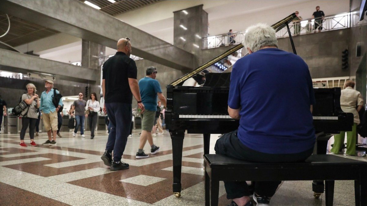 Θα παραμείνει το πιάνο στο μετρό (ΔΑΝΑΗ ΔΑΥΛΟΠΟΥΛΟΥ,EUROKINISSI)