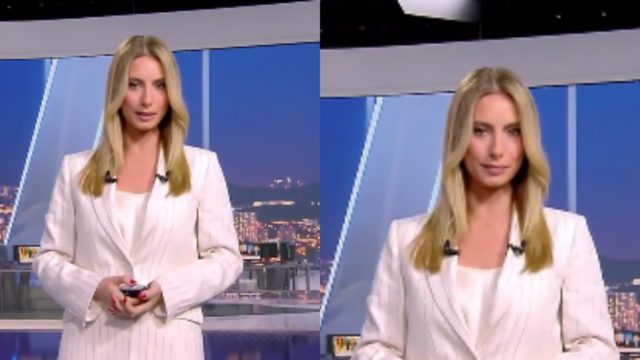 Λένα Φλυτζάνη: Το ντεμπούτο στο κεντρικό δελτίο ΣΚΑΪ μετά την αποχώρηση Κοσιώνη