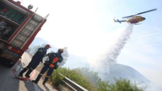 Συναγερμός στο Λουτράκι – Συνελήφθη ύποπτος για τη φωτιά στην Περαχώρα