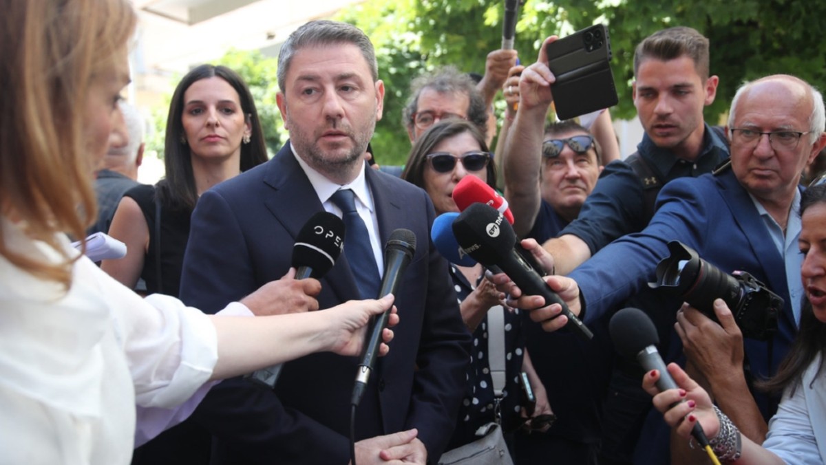 Ο πρόεδρος του ΠΑΣΟΚ Νίκος Ανδρουλάκης