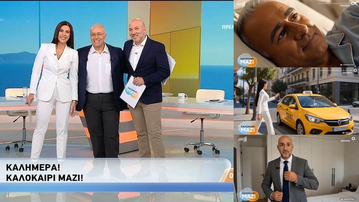 Πρεμιέρα για το «Καλοκαίρι Μαζί» στον ΑΝΤ1: Η ανατρεπτική έναρξη με AI και η τριάδα φωτιά που θα μας κρατήσει συντροφιά όλο το καλοκαίρι!