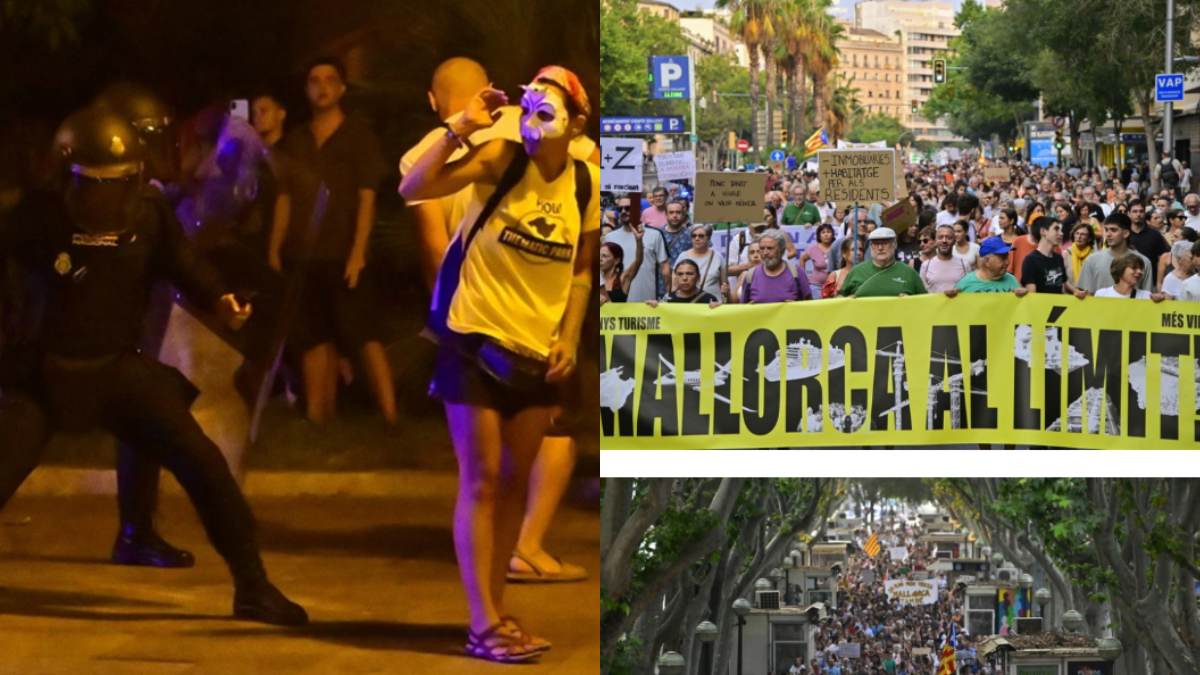 Μαγιόρκα: Επεισόδια σε διαδήλωση κατά του υπερτουρισμού – Οκτώ τραυματίες και επέμβαση της Αστυνομίας