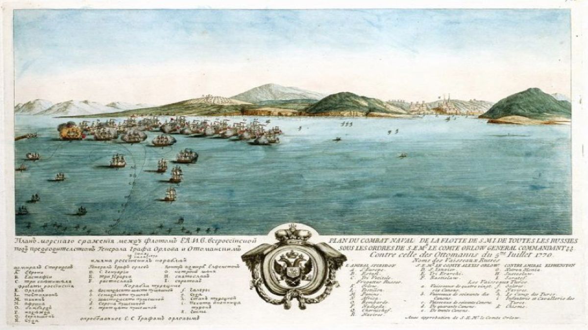 Τσεσμέ 1770: Η μεγάλη έκρηξη της Ιστορίας ανάμεσα στη φωτιά και το αίμα