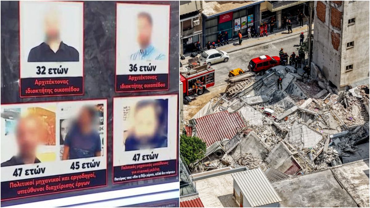 Τους έλεγαν ότι το κτίριο πέφτει κι εκείνοι ειρωνεύονταν! Οι άνθρωποι που έχτιζαν δίπλα από την πολυκατοικία στα Πετράλωνα