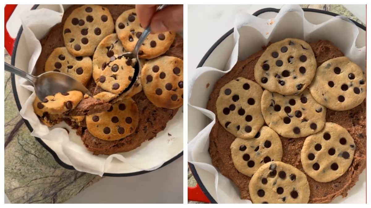 Πρωτεϊνικό Brookie με Βρώμη: Το Απόλυτο Γλυκό Χωρίς Ζάχαρη και Βούτυρο!