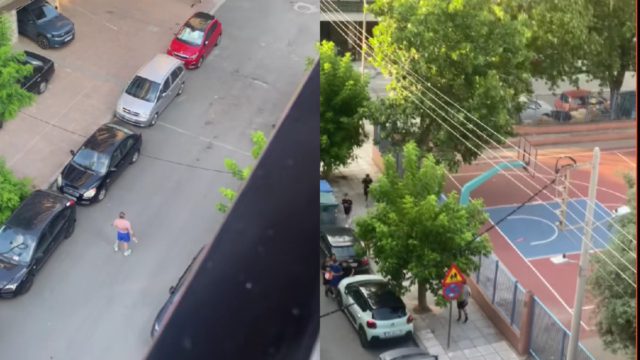 Βίντεο σοκ: Άνδρας τραμπουκίζει και βρίζει χυδαία παιδάκια που παίζανε με μπάλα στην γειτονιά