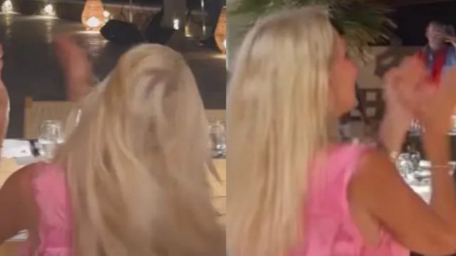 Άβαφτη και χαλαρή η Ελένη Μενεγάκη: Γλέντησε σε prive πάρτι στη Νάξο – Δείτε τον χορό της