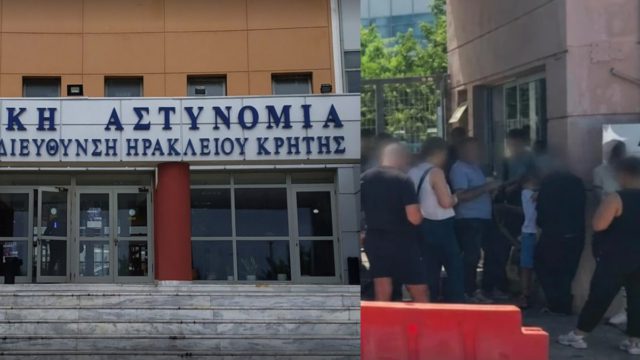 Χαμός στο Ηράκλειο: Ουρές από τις 3 το πρωί στο Αστυνομικό Μέγαρο – Αυτός είναι ο λόγος