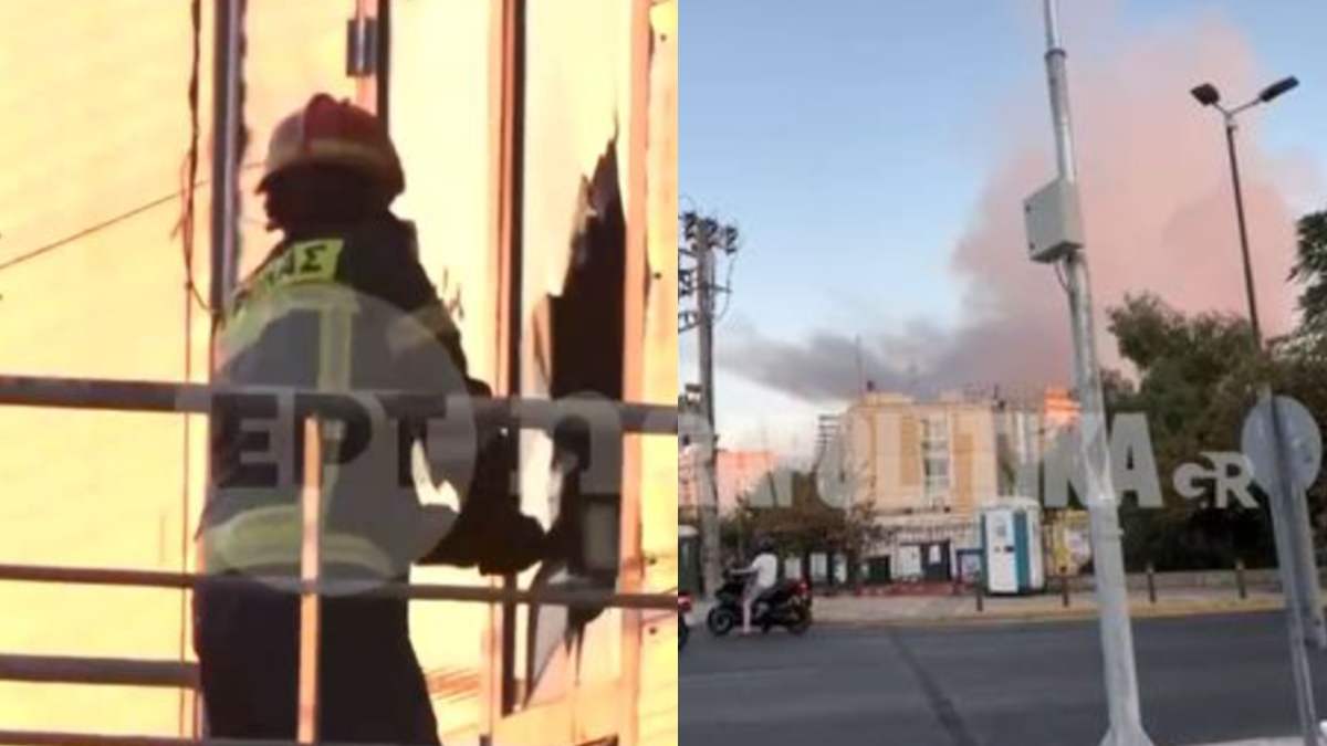 Φωτιά στο Πάρκο Γουδή: 112 για τους καπνούς, σοκ με τα βίντεο – Που διακόπηκε η κυκλοφορία