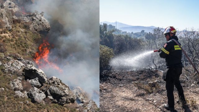 Εφιαλτική νύχτα με τις φλόγες: Δραματικές ώρες σε Ρέθυμνο και Αχαΐα – Μήνυμα 112 και αγώνας δρόμου για την κατάσβεση