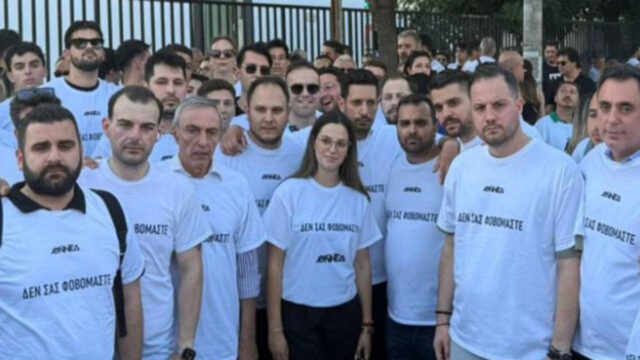 Θεσσαλονίκη: Με σύνθημα «δεν σας φοβόμαστε» έγινε η συγκέντρωση της ΝΔ, δείτε φωτογραφίες και βίντεο
