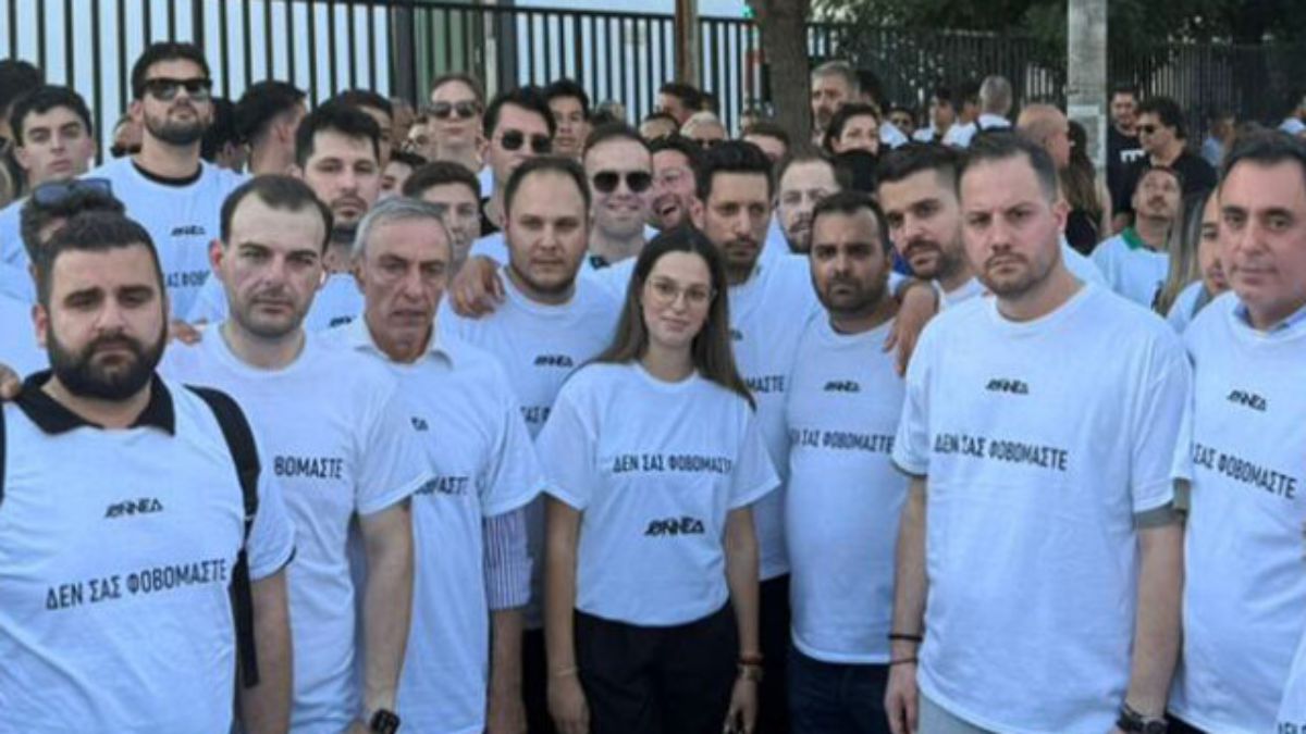 Θεσσαλονίκη: Με σύνθημα «δεν σας φοβόμαστε» έγινε η συγκέντρωση της ΝΔ, δείτε φωτογραφίες και βίντεο