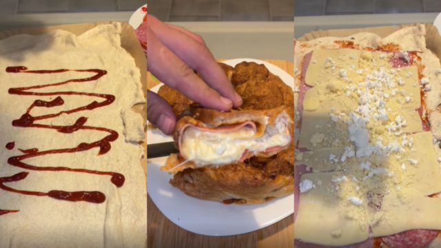 Pizza τυλιχτή σε 30 λεπτά στο air fryer