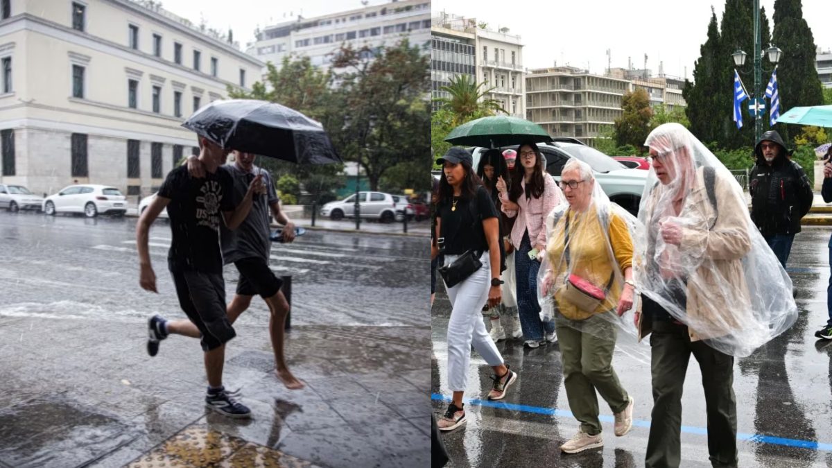 Στο έλεος της κακοκαιρίας με καταιγίδες, χαλάζι και 100.000 κεραυνούς: Άνοιξαν οι ουρανοί και στην Αθήνα – Βίντεο και φωτογραφίες