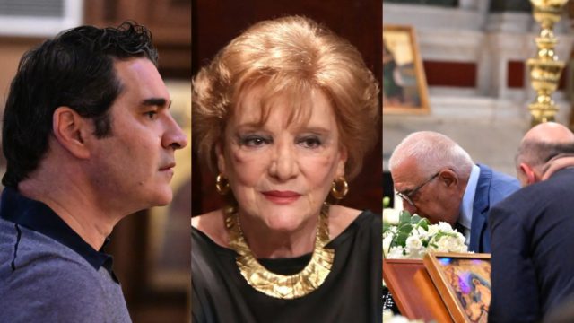 Το τελευταίο χειροκρότημα στην Μάρω Κοντού: Συγκίνηση χωρίς τέλος στην κηδεία της – Πλήθος κόσμου στην Μητρόπολη