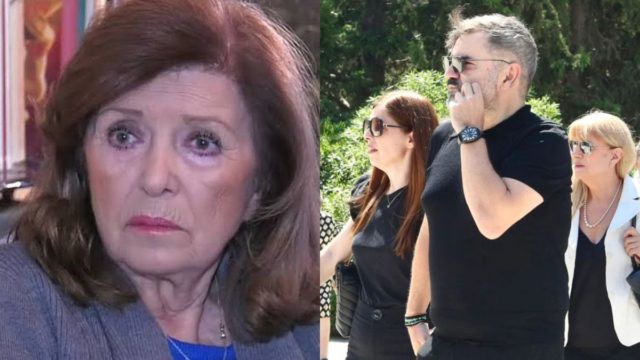 Κηδεία Τζένης Ζαχαροπούλου: Σε κλίμα οδύνης το τελευταίο «αντίο» – Ράκος η κόρη της