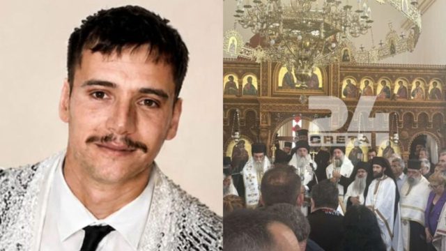 Θρήνος στην Κρήτη για τον 25χρονο Παντελή – Το τελευταίο «αντίο» στον πυροσβέστη που χάθηκε στη μάχη με τις φλόγες