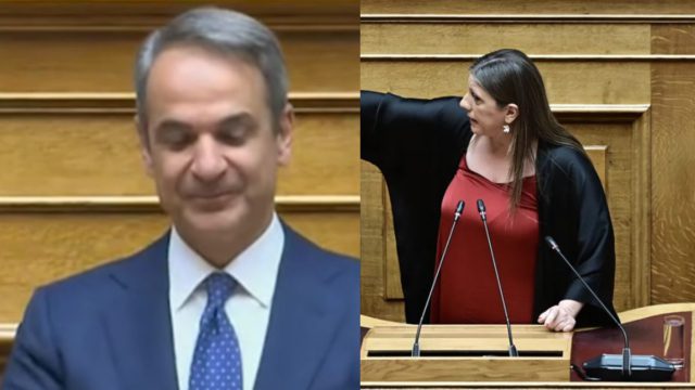 Αδιανόητα σκηνικά στην Βουλή: Βίντεο από τον χαμό μεταξύ Μητσοτάκη και Κωνσταντοπούλου