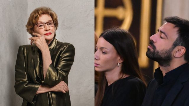 Κηδεία Μάρως Κοντού: Ράκος ο Ανδρέας Γεωργίου – Συντετριμμένη η Άντζελα Γκερέκου