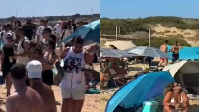 Viral βίντεο: Το αδιαχώρητο στην παραλία Ιταλίδα στα Κουφονήσια – «Η πλατεία Συντάγματος με αμμουδιά»