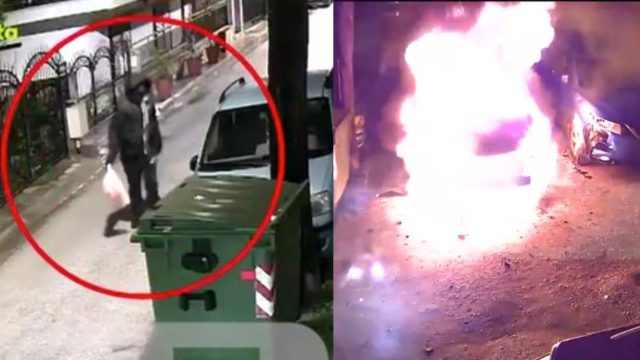 Τρόμος στην Λάρισα: Καρέ καρέ η εμπρηστική επίθεση σε βάρος γυναίκας – «Μην πας, μην πας» φώναζαν [βίντεο]