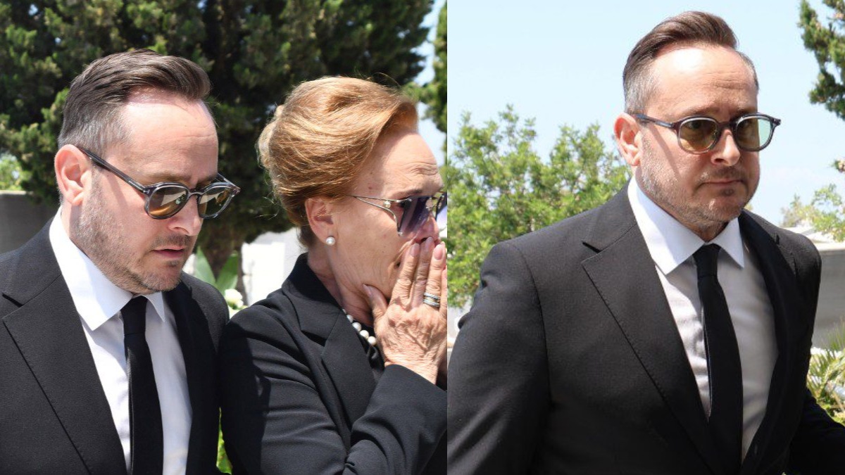 Ράγισε καρδιές ο Μάριος Γεωργιάδης:«Πατέρας είναι αυτός που σε μεγαλώνει» – Συντετριμμένος στην κηδεία του Λεβέντη