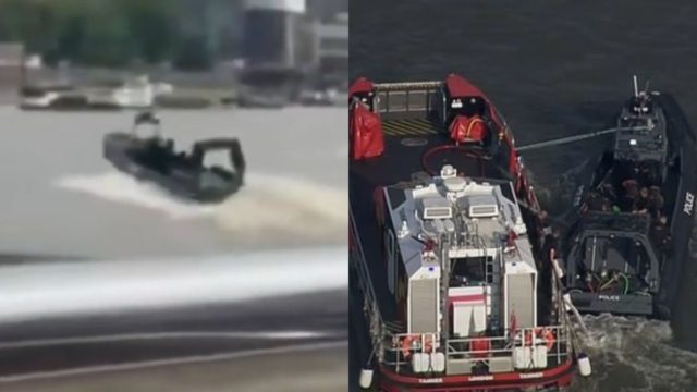 Πανικός στο Λονδίνο: Περιπολικό σκάφος προσκρούει σε γέφυρα – Έτρεχαν να σώσουν τους αστυνομικούς (Video)