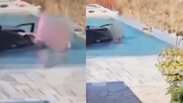 Ασύλληπτο περιστατικό στην Μάνη: Νέα βίντεο από την «βουτιά» του αυτοκινήτου στην πισίνα – Στο τσακ σώθηκαν οι επιβάτες