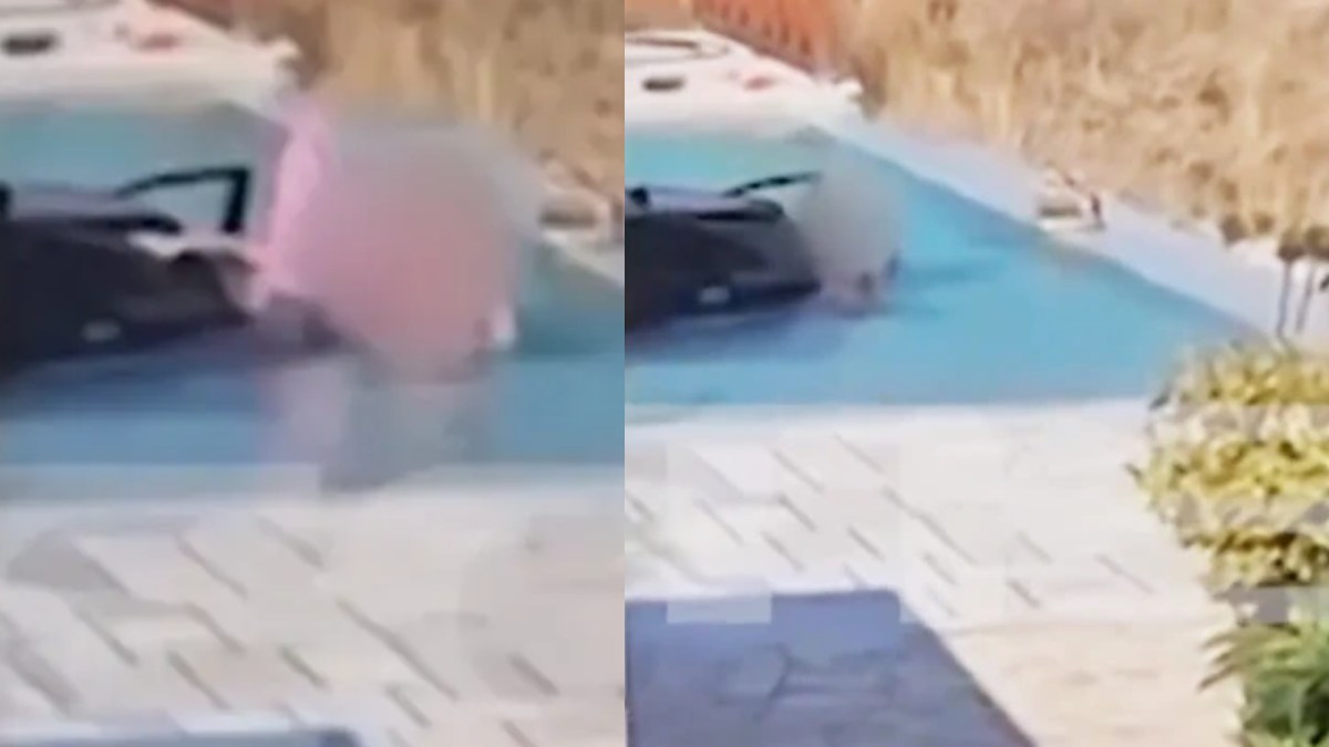 Ασύλληπτο περιστατικό στην Μάνη: Νέα βίντεο από την «βουτιά» του αυτοκινήτου στην πισίνα – Στο τσακ σώθηκαν οι επιβάτες