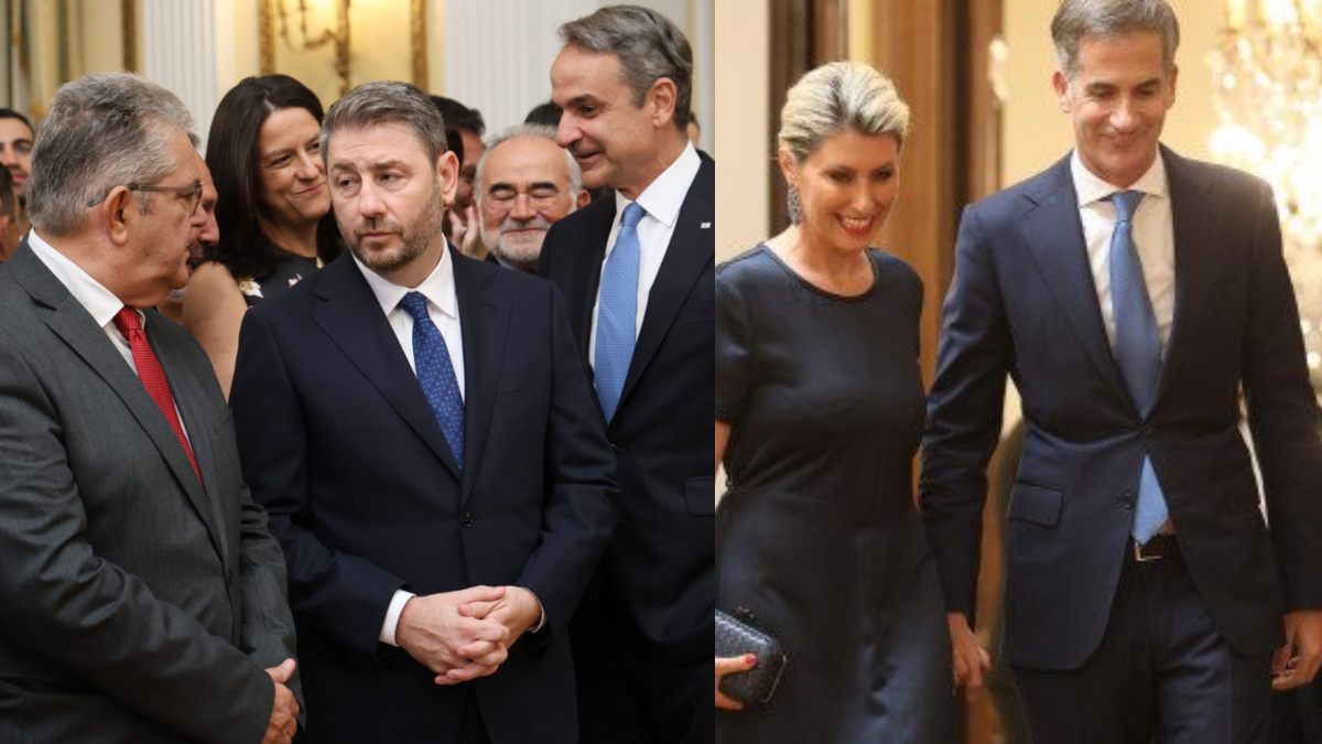 Προεδρικό Μέγαρο: Τα τετ α τετ των πολιτικών, οι απουσίες και οι «grande» εμφανίσεις στην δεξίωση