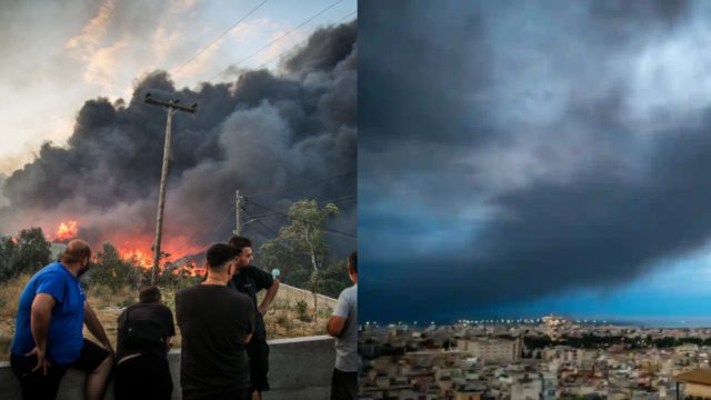 Πως θα κινηθεί το τοξικό νέφος από το Ωραιόκαστρο: «Καμπανάκι» από ειδικούς – Δείτε τις οδηγίες προστασίας