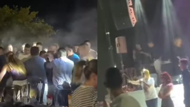 «Το έλα να δεις» σε πανηγύρι της Γωγώς Τσαμπά: Σουρεάλ σκηνικό με άγριο ξύλο ενώ εκείνη τραγουδάει, «πω πω πω, θα τρελαθώ»