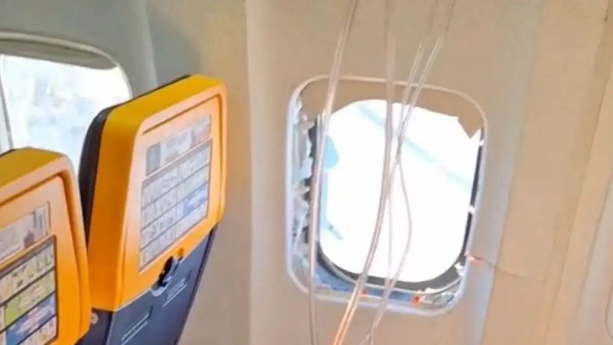 Στιγμές πανικού σε πτήση της Ryanair από Θεσσαλονίκη: Έσπασε παράθυρο, τραυματίστηκε επιβάτης