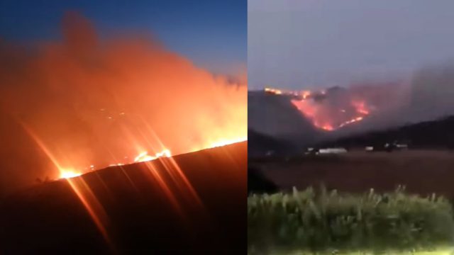 Ανεξέλεγκτη η πυρκαγιά στην Πάρο: Οι φλόγες έφτασαν κοντά σε σπίτια και μοναστήρι – Βίντεο