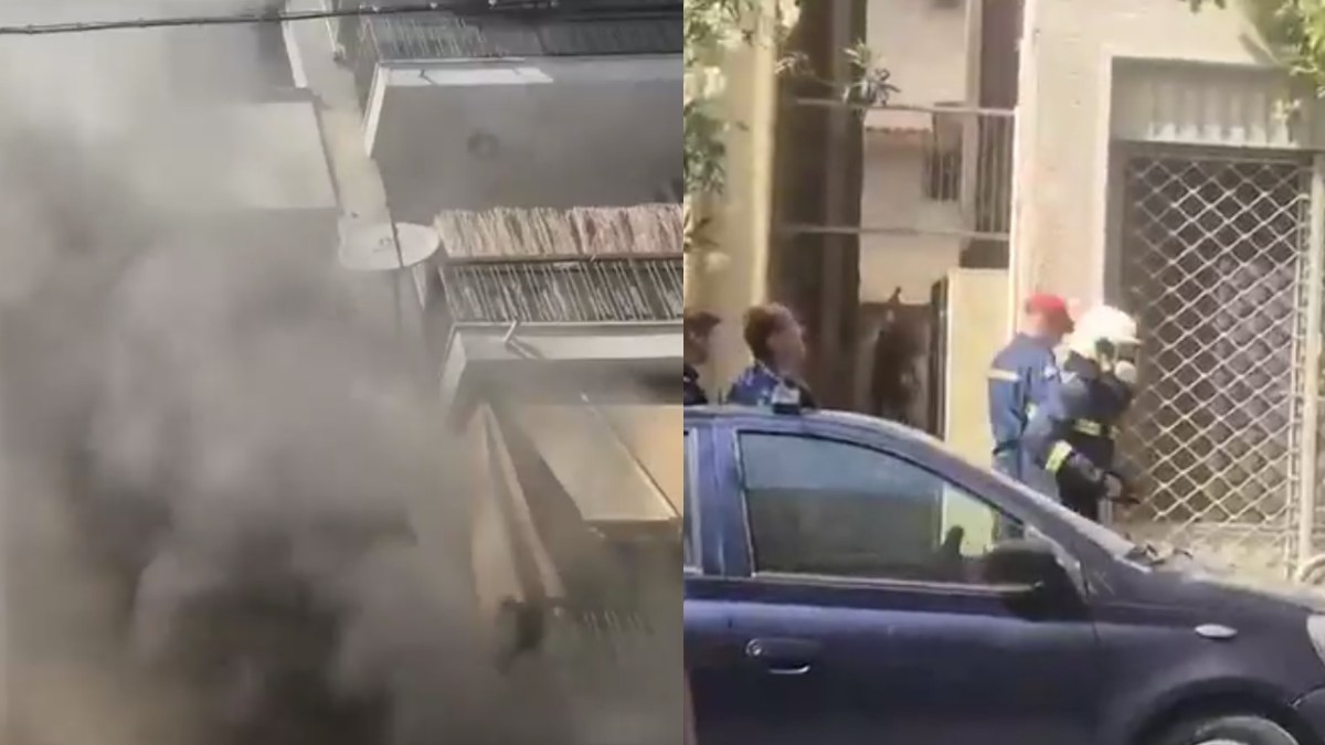 Νεκρή ηλικιωμένη στα Πατήσια: Βίντεο ντοκουμέντο από το διαμέρισμα που κάηκε – «Έλα γρήγορα» είπε στην οικιακή βοηθό