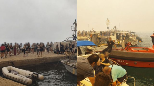 Εφιαλτικές εικόνες στη Βοιωτία: Κάτοικοι εγκαταλείπουν τα σπίτια τους μέσα σε πυκνούς καπνούς – Δεκάδες αναζητούν σωτηρία