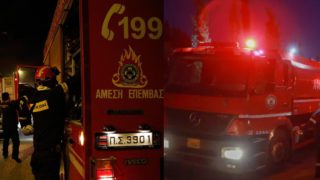 Τραγωδία στο Ωραιόκαστρο: Νεκρό ανασύρθηκε ένα άτομο από ΙΧ που τυλίχθηκε στις φλόγες