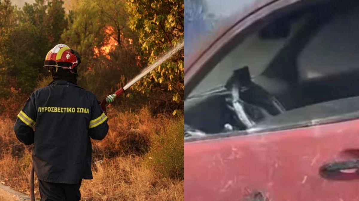 Πυρκαγιά σε Ρέθυμνο και Λέσβο: Εκκένωση στο Πλωμάρι – Βίντεο από το σημείο που πέθαναν οι 2 πυροσβέστες