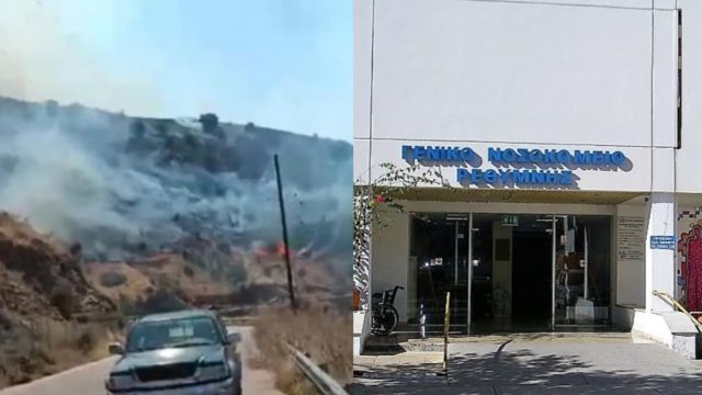 Σπαρακτικές σκηνές στο Νοσοκομείο Ρεθύμνου: Έφτασαν οι σοροί των δύο νεκρών πυροσβεστών