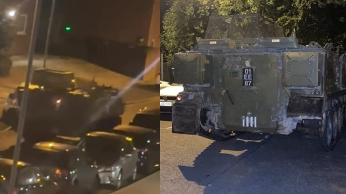 Σοκ στην Βρετανία: Δύο στρατιώτες μέθυσαν έκλεψαν άρμα μάχης και στην… βόλτα τους έσπασαν αυτοκίνητα, δείτε βίντεο