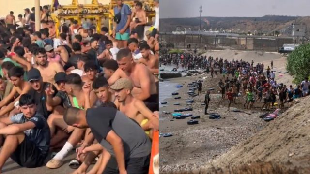 Ο Σάντσεθ κατεβάζει στρατό στη Θέουτα: Τουλάχιστον 9 νεκροί μετανάστες – Νέα βίντεο από την μαζική εισροή μεταναστών