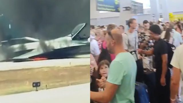 Στιγμές αγωνίας στην Ζάκυνθο: Καρέ καρέ η στιγμή της διάσωσης του πιλότου- Χάος στο αεροδρόμιο τουρίστες σε αναμονή [βίντεο]