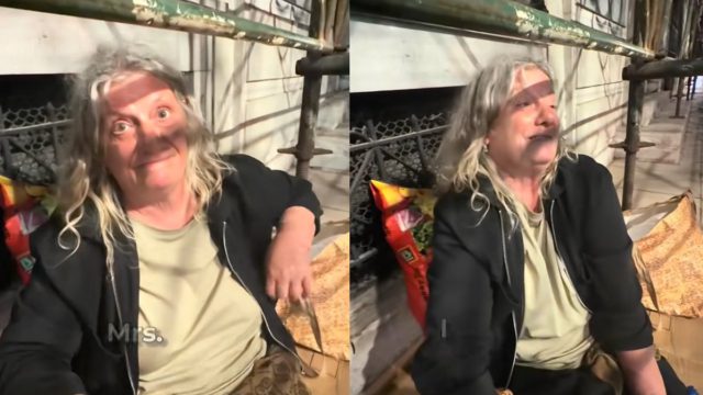 TikToker δίνει 10 ευρώ σε άστεγη και εκείνη τρελαίνεται από την χαρά της που θα πάρει φαγητό